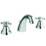Wastafelkraan Duetto 3-gats laag model 